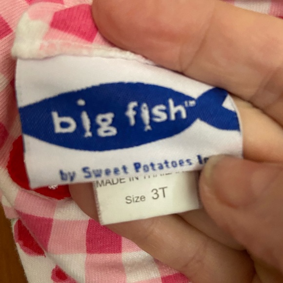 NWOT Big Fish by Sweet Potatoes Inc. strawberry and watermelon set - Picture 7 of 9